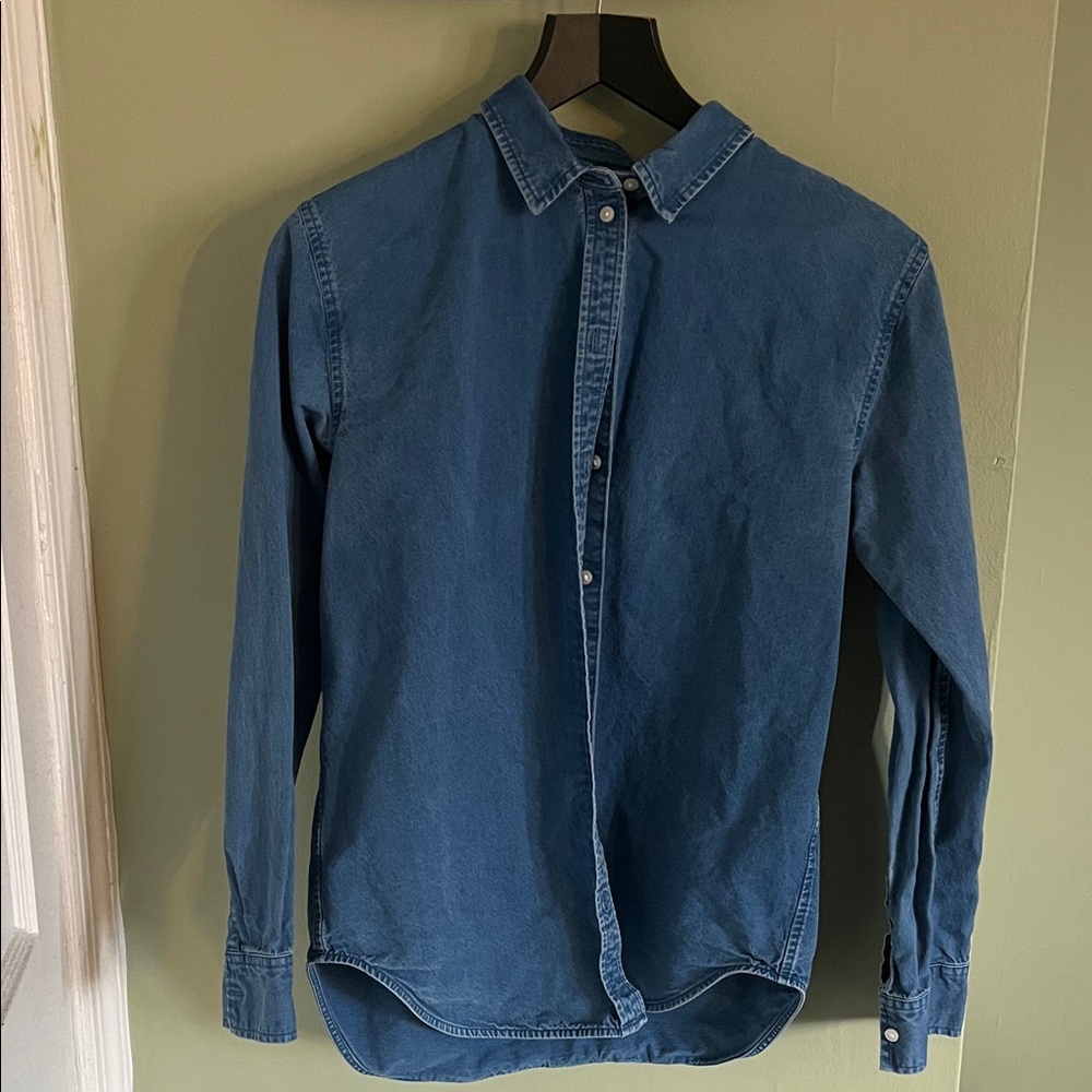 Everlane Indigo Denim Shirt